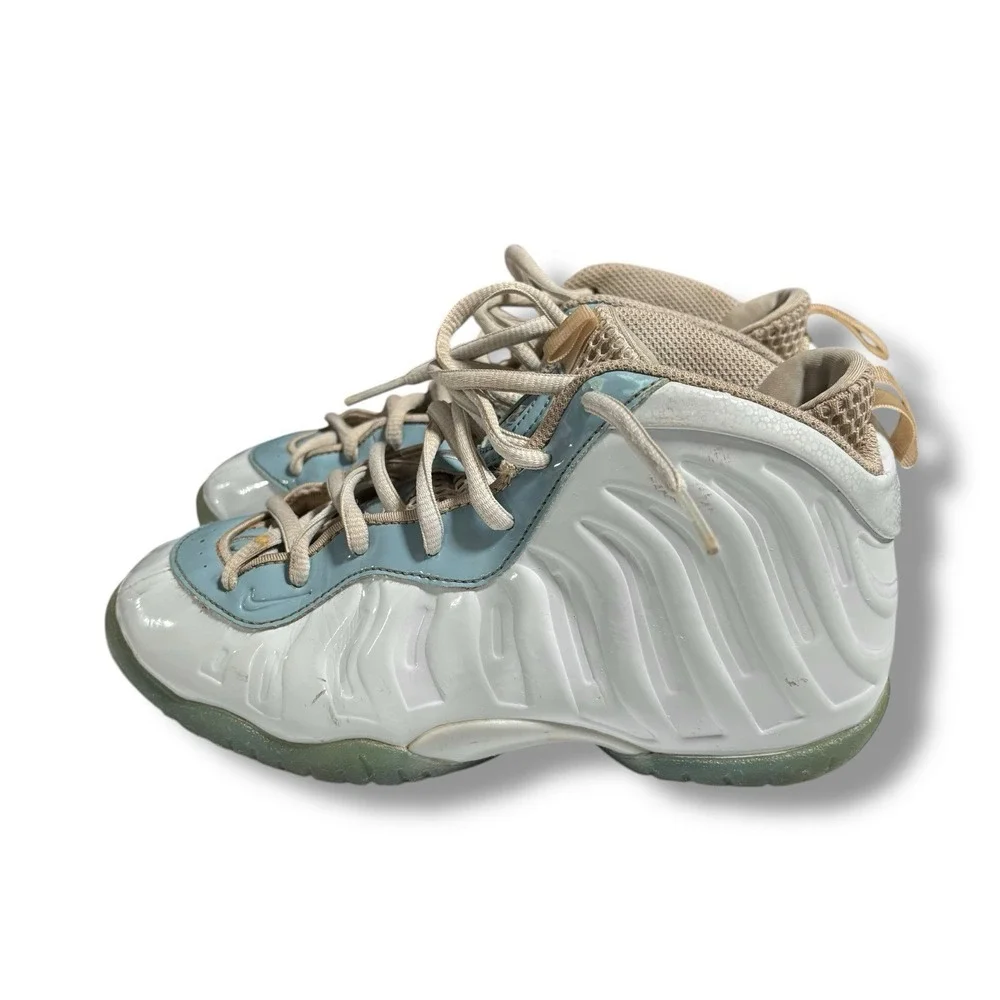 Nike Kid's Little Posite One PS‎ Sneakers White Blue Size 2.5Y DM1095-400